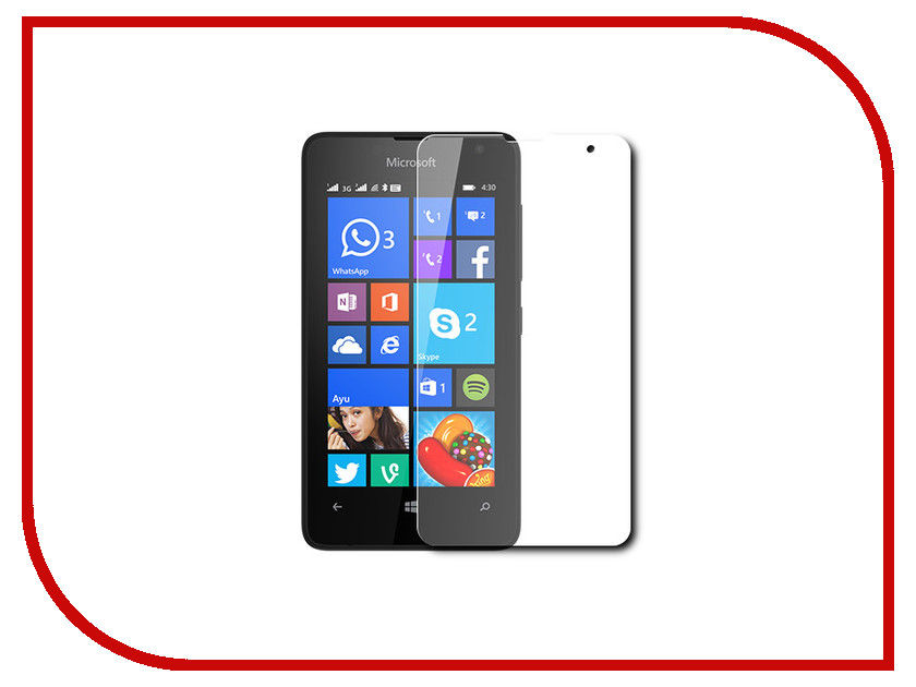 

Аксессуар Защитное стекло Krutoff для Nokia Lumia 435 0.26mm 21959, 21959