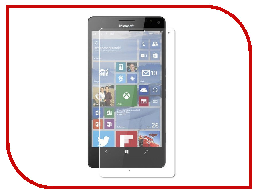 

Аксессуар Защитное стекло Krutoff для Nokia Lumia XL 0.26mm 21909, 21909