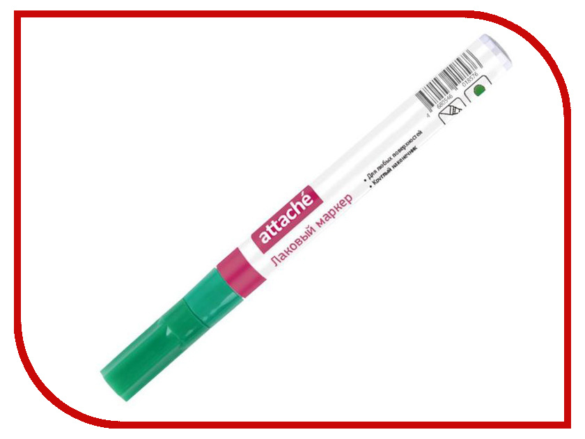 

Маркер Attache 2mm Green 865473, 865473