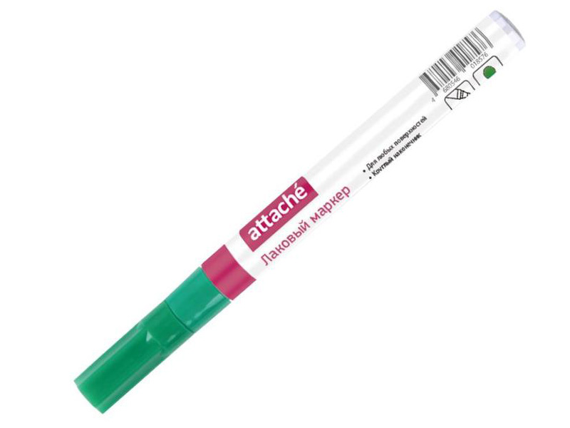 

Маркер Attache 2mm Green 865473, 865473