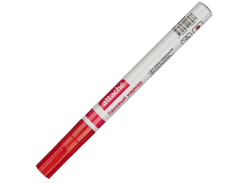

Маркер Attache 2mm Red 865459, 865459