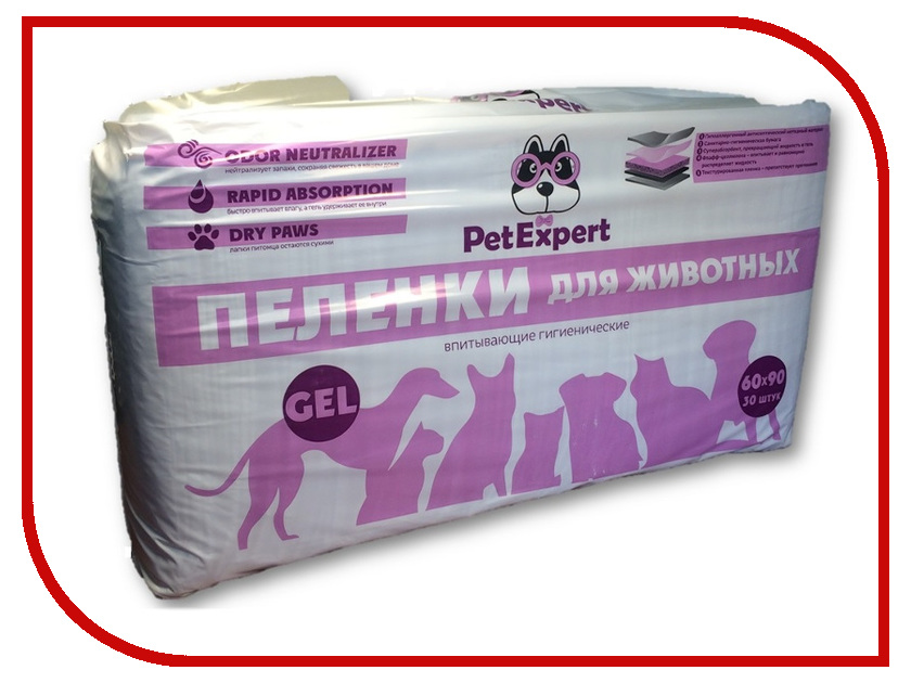 

Пеленки Pet Expert 60x90cm 30шт