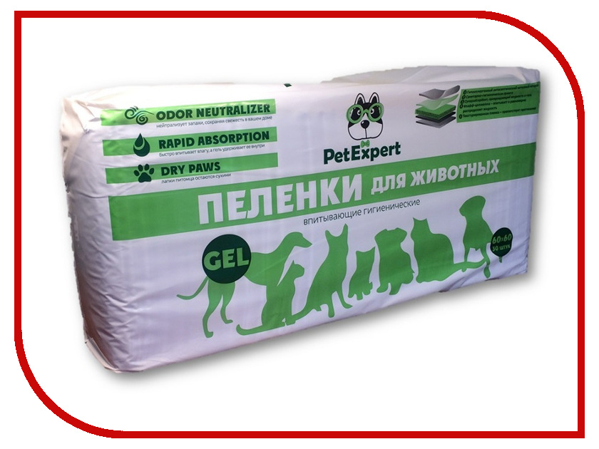 

Пеленки Pet Expert 60X60cm 30шт