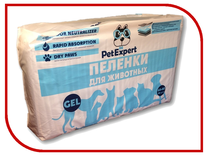 

Пеленки Pet Expert 60x40cm 30шт