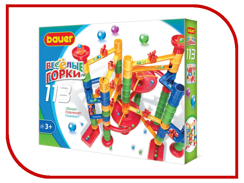 

Конструктор Bauer Весёлые горки 113 дет. 609, 609