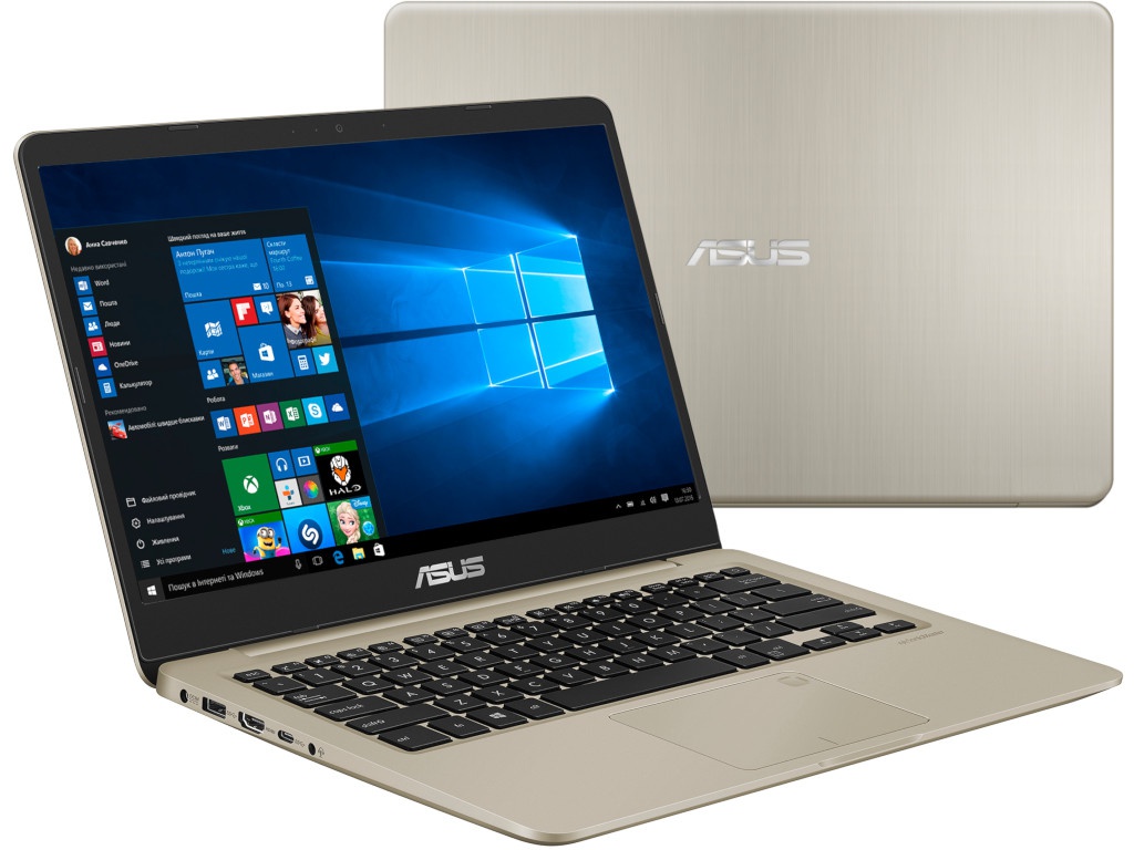

Ноутбук ASUS S410UA 90NB0GF1-M16040 (Intel Core i3-8130U 2.2 GHz/8192Mb/256Gb SSD/No ODD/Intel HD Graphics/Wi-Fi/Cam/14.0/1920x1080/Windows 10 64-bit), 90NB0GF1-M16040