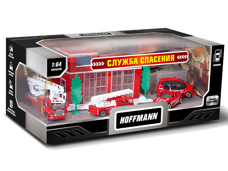 

Игрушка Hoffmann Набор машин Служба спасения 72304, Служба спасения