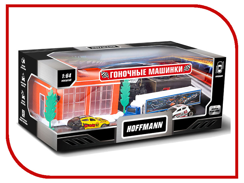 

Игрушка Hoffmann Набор машин Гоночные машинки 72302, Гоночные машинки