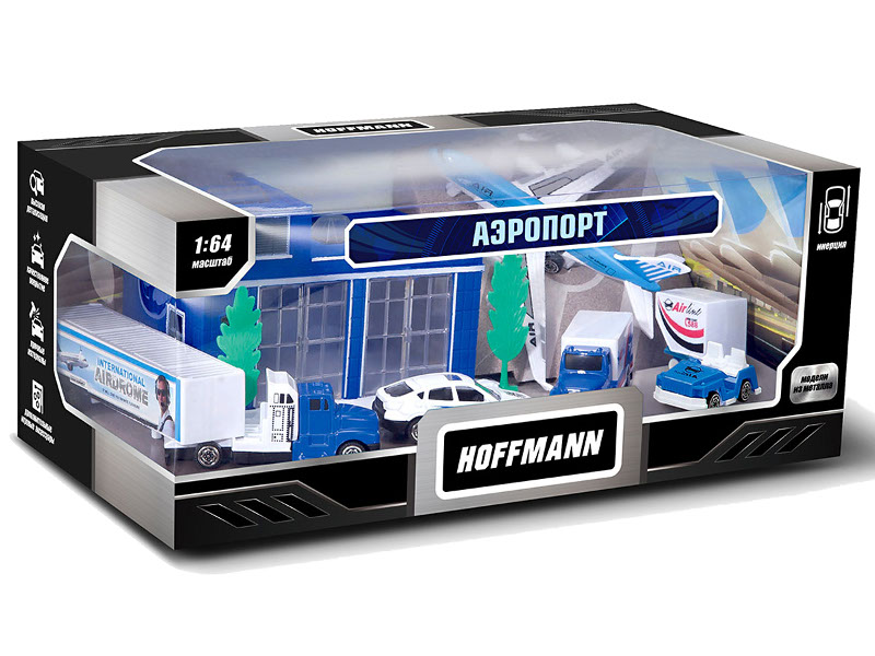 

Игрушка Hoffmann Набор машин Аэропорт 72303, Аэропорт
