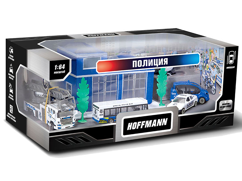 

Игрушка Hoffmann Набор машин Полиция 72300, Полиция