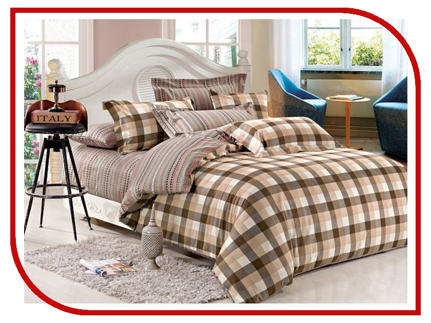 

Постельное белье Cleo Satin Lux 31/373-SL Комплект Евро Сатин, 31/373-SL