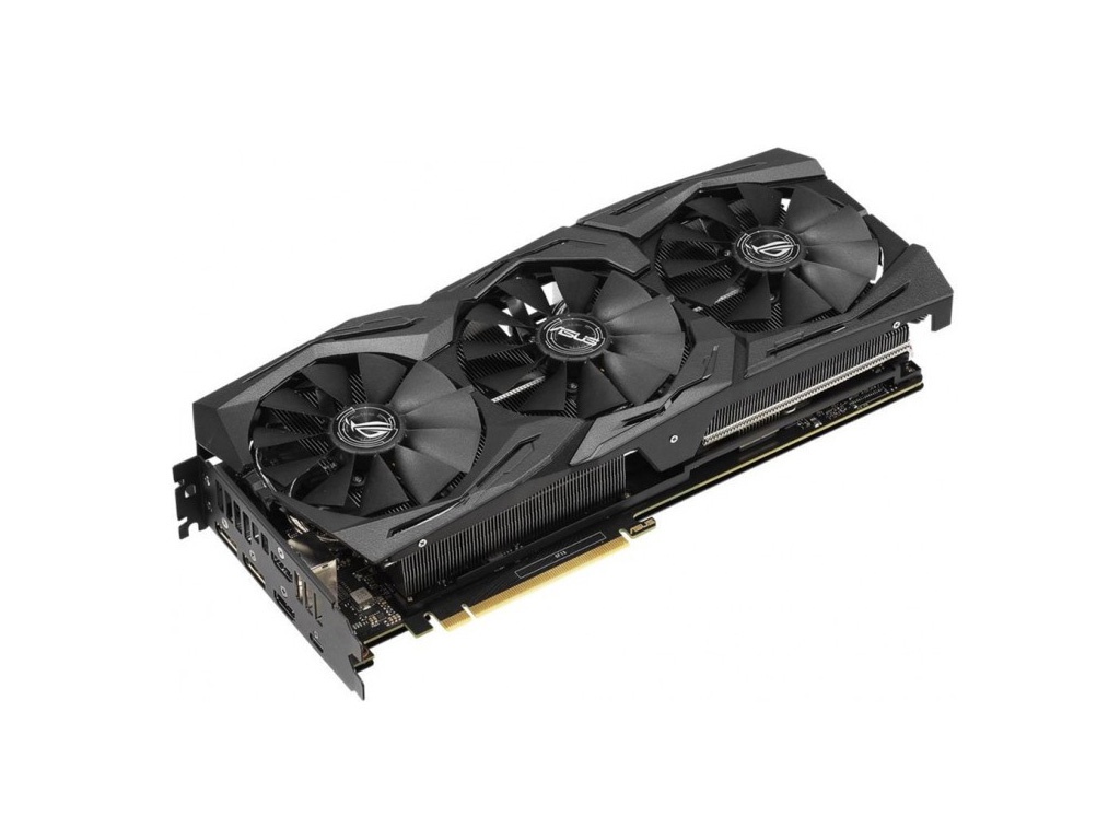 

Видеокарта ASUS GeForce RTX 2070 1410Mhz PCI-E 3.0 8192Mb 14000Mhz 256 bit USB-C 2xDP 2xHDMI HDCP ROG-STRIX-RTX2070-A8G-GAMING, ROG-STRIX-RTX2070-A8G-GAMING