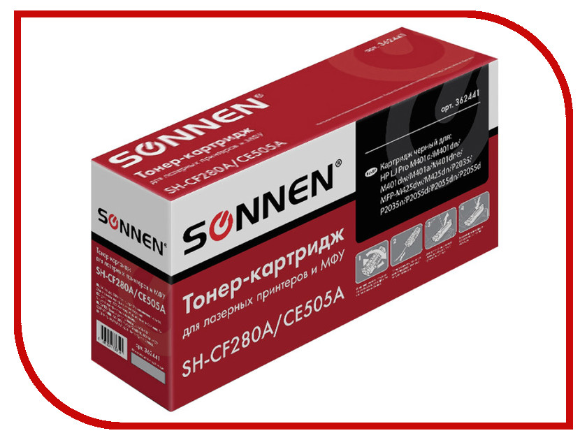 

Картридж Sonnen для LJ M401/425/P2035/2055 362441, 362441