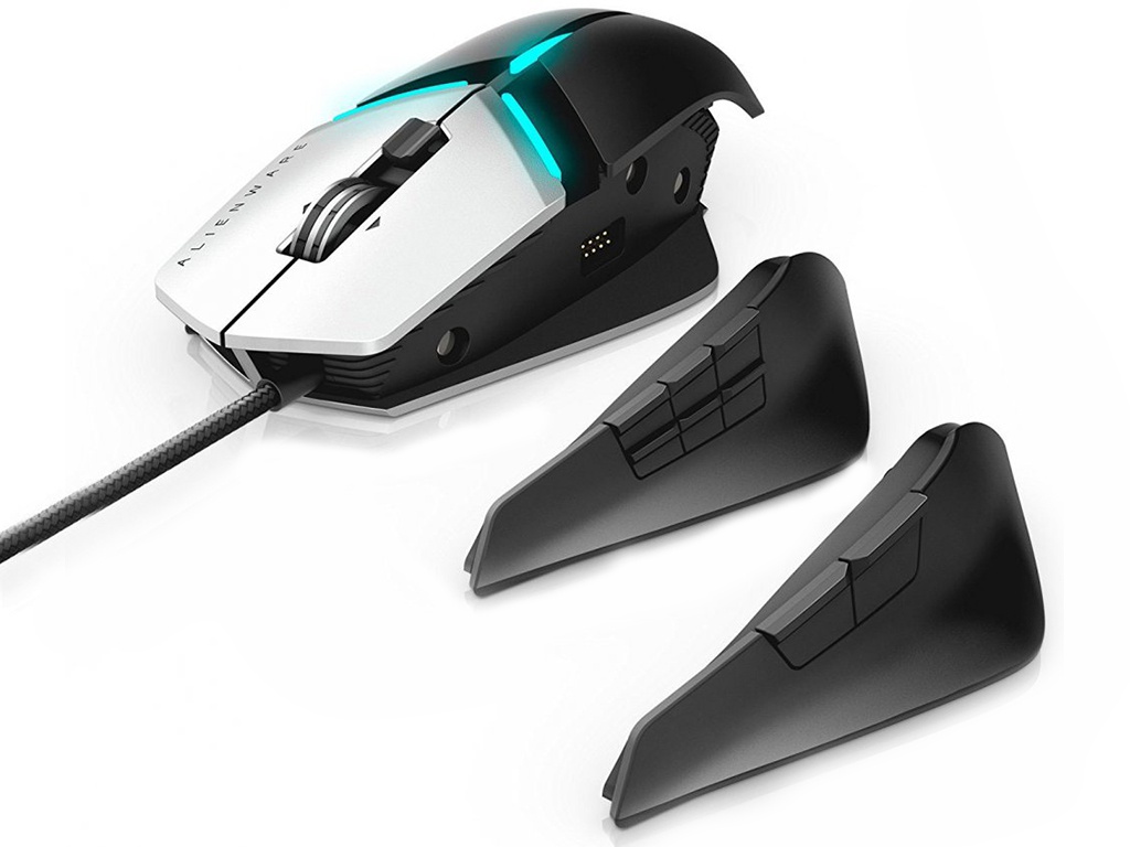 

Мышь Dell AW958 Alienware Elite Gaming Grey-Black 570-AARG, 570-AARG