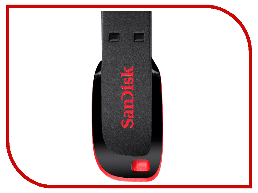 фото USB Flash Drive 32Gb - SanDisk Cruzer Spark Black-Red SDCZ61-032G-G35
