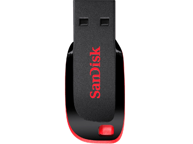 Zakazat.ru: USB Flash Drive 64Gb - SanDisk Cruzer Spark Black-Red SDCZ61-064G-G35