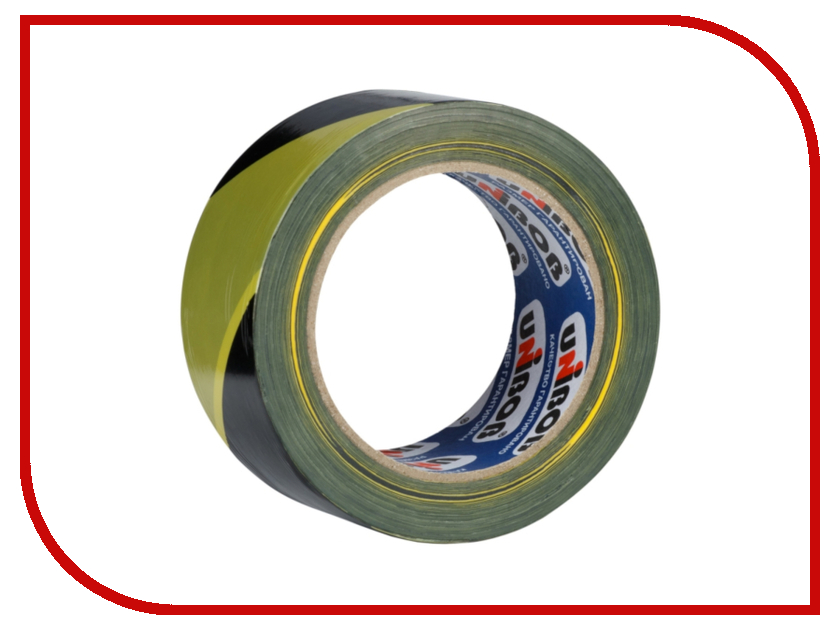 

Лента Клейкая лента Unibob 50mm x 150m Yellow-Black 55372, 55372