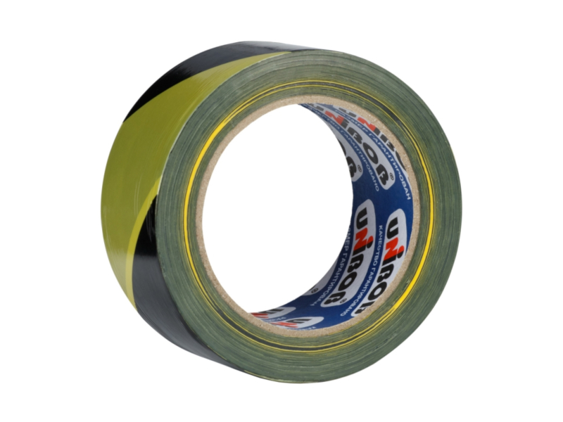 

Клейкая лента Unibob 50mm x 150m Yellow-Black 55372, 55372