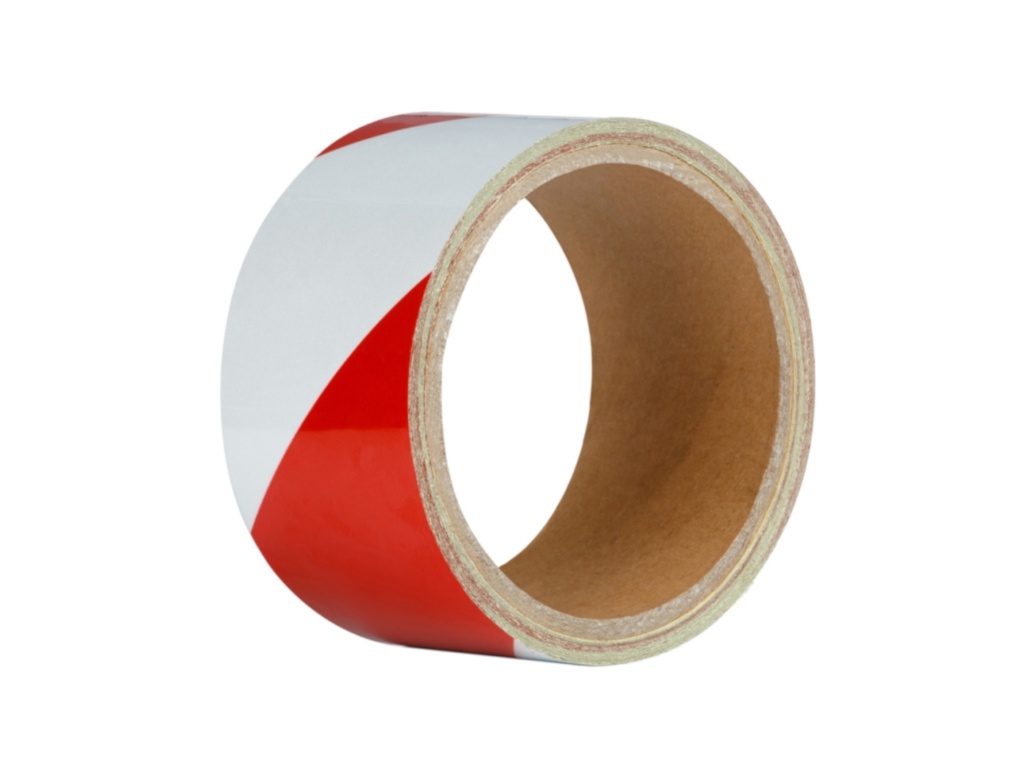 

Клейкая лента Unibob 48mm x 5m Red-White 48984, 48984