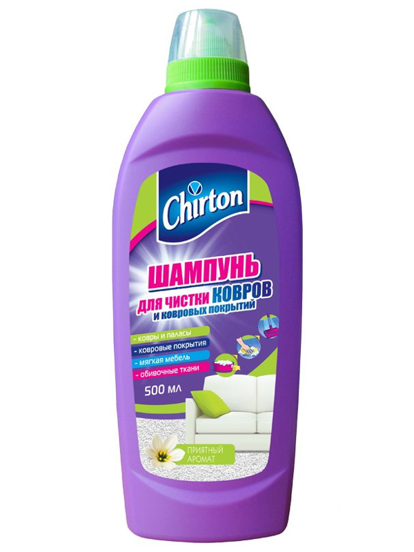 

Средство для чистки ковров и обивки Chirton 500мл 4607145649635, 4607145649635