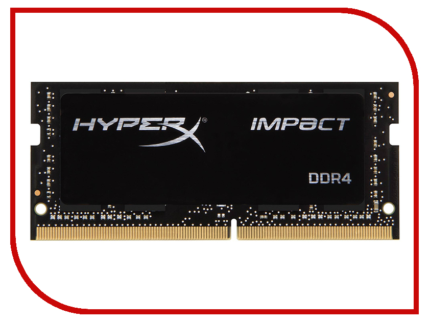 фото Модуль памяти Kingston HyperX Impact DDR4 SODIMM 2933MHz PC4-23400 CL17 - 16Gb HX429S17IB/16