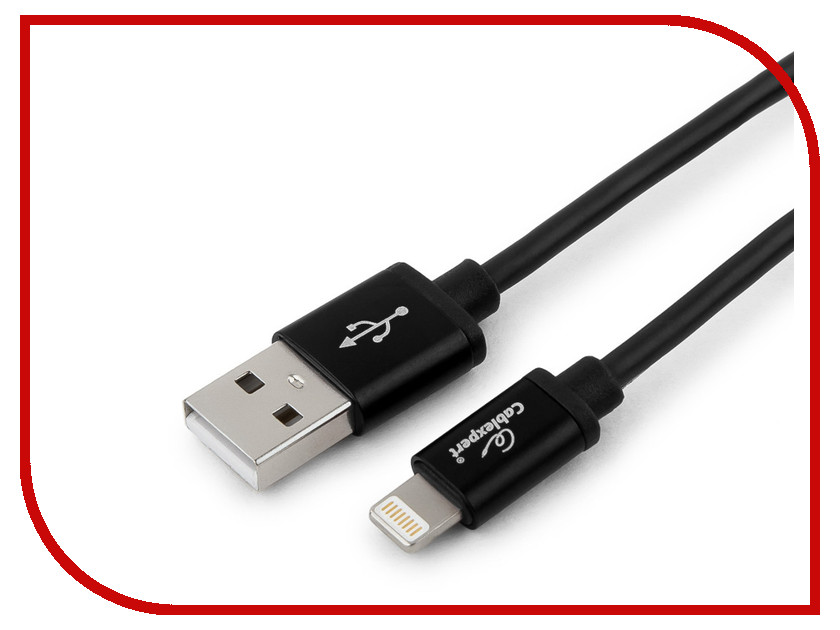 

Аксессуар Gembird Cablexpert Silver Series USB - Lightning 3m Black CC-S-APUSB01Bk-3M, CC-S-APUSB01Bk-3M