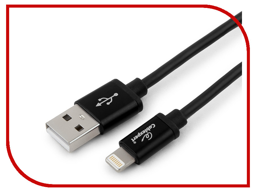 

Аксессуар Gembird Cablexpert Silver Series USB - Lightning 1m Black CC-S-APUSB01Bk-1M, CC-S-APUSB01Bk-1M