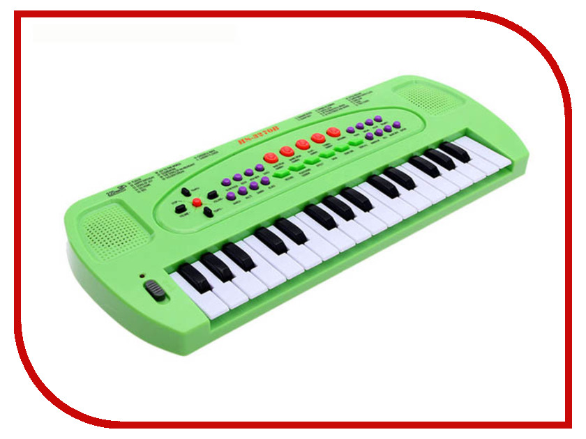 фото Детский музыкальный инструмент СИМА-ЛЕНД Синтезатор с микрофоном Музыкант Green 1689051