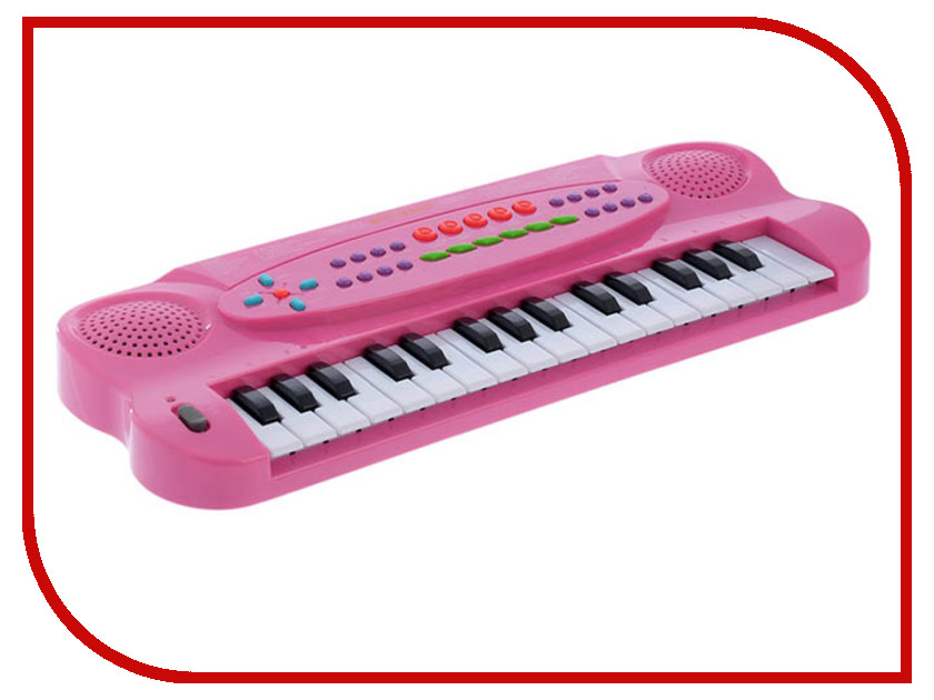 фото Детский музыкальный инструмент СИМА-ЛЕНД Синтезатор с микрофоном Музыкант Pink 1716774