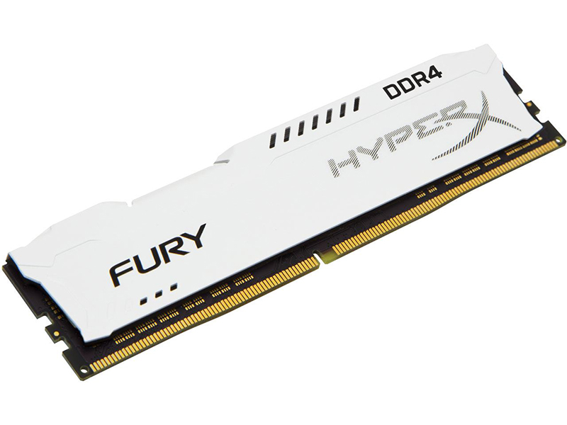 фото Модуль памяти Kingston HyperX Fury White DDR4 DIMM 2933MHz PC4-23466 CL17 - 8Gb HX429C17FW2/8