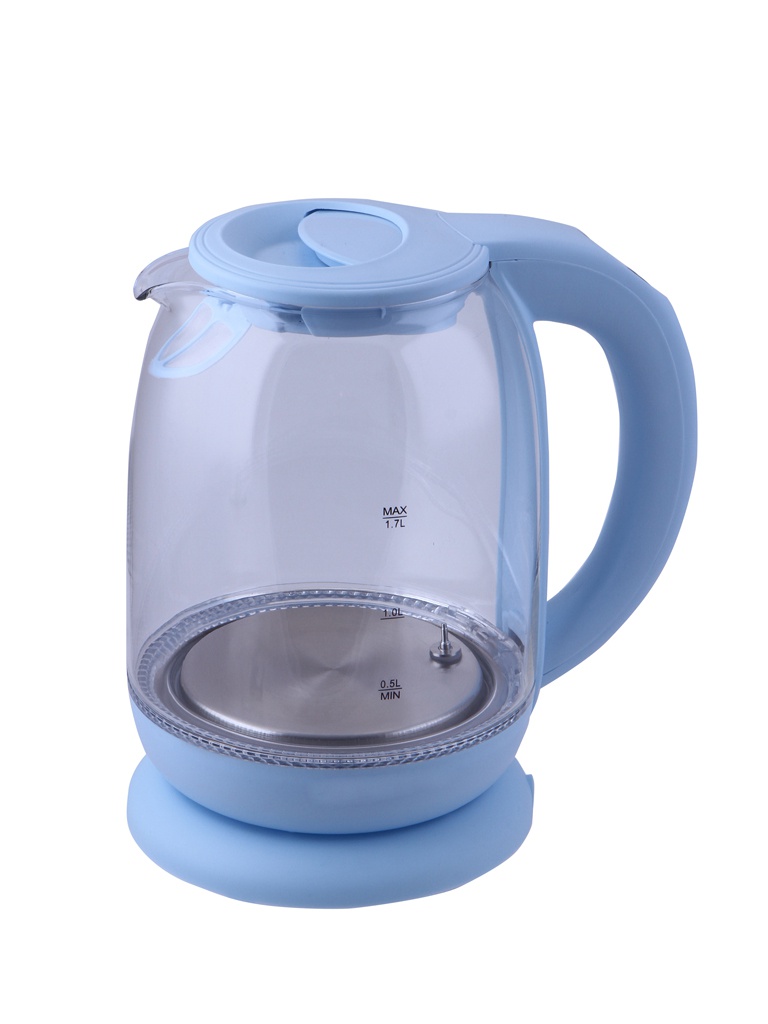 Чайник Kitfort KT-640-1 1.7L Light Blue чайник kitfort кт 698 1