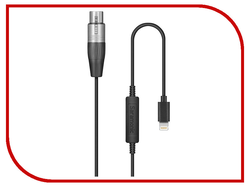 

Кабель-переходник Saramonic XLR - Lightning LC-XLR, LC-XLR