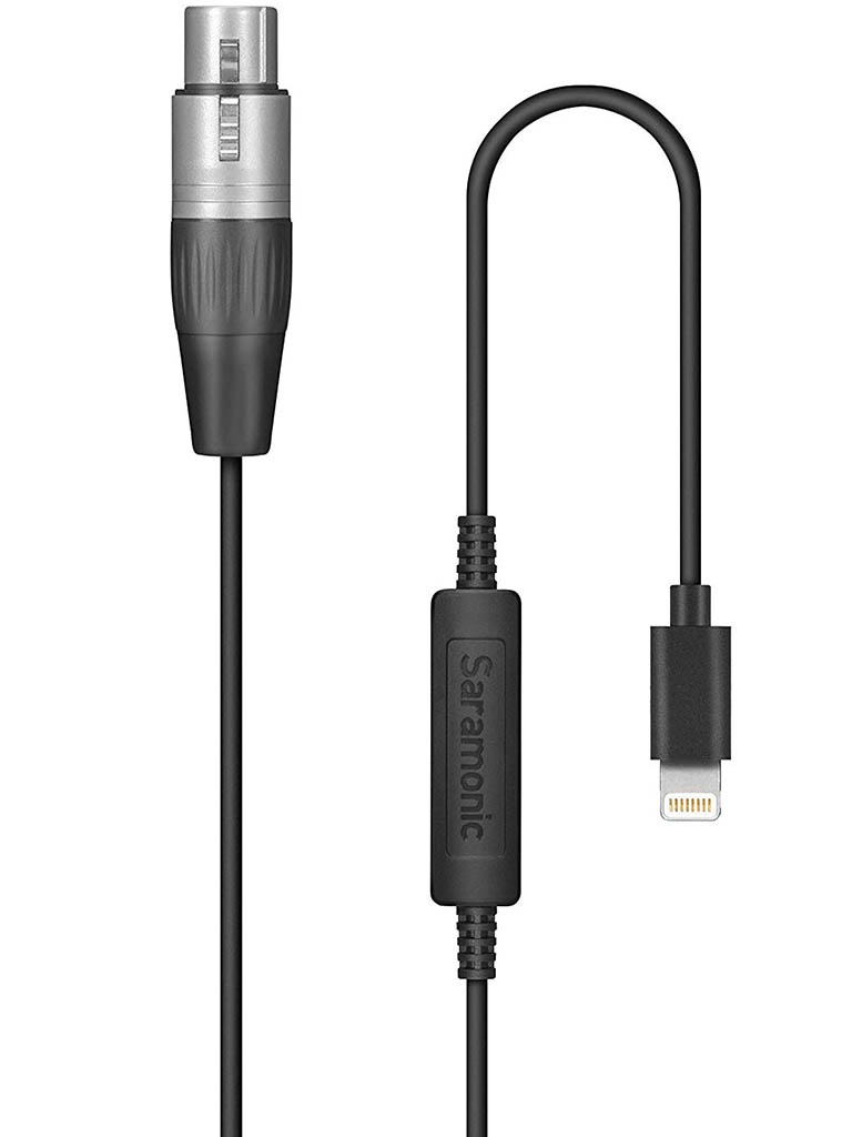

Кабель-переходник Saramonic XLR - Lightning LC-XLR, LC-XLR