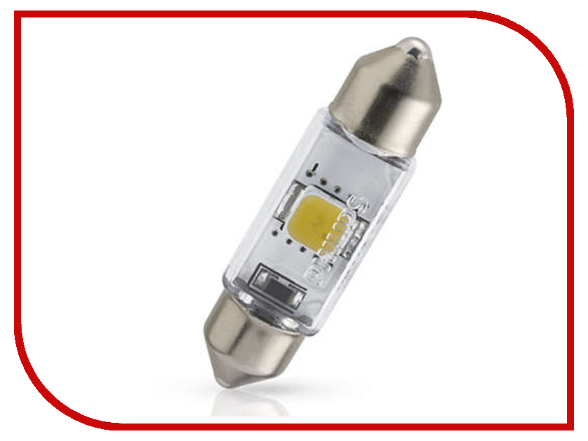 

Лампа Philips C5W 12V-1W SV8.5-35/11 LED 4000K 12858 4000KX1 1шт, 12858 4000KX1