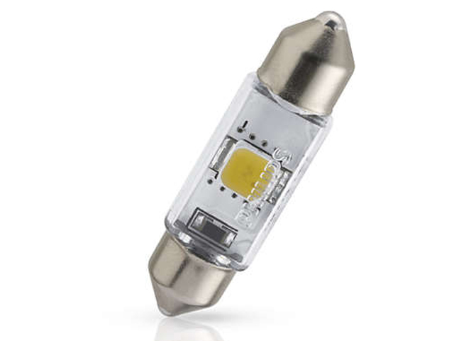 фото Лампа philips c5w 12v-1w sv8.5-35/11 led 4000k 12858 4000kx1 1шт