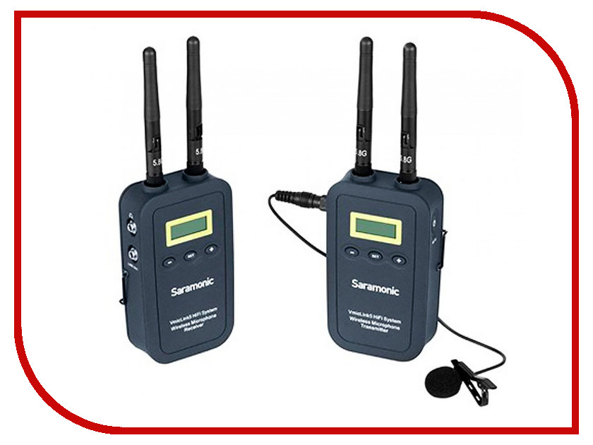 

Микрофон Saramonic VmicLink5 HiFi TX5+RX5, VmicLink5 HiFi TX5+RX5