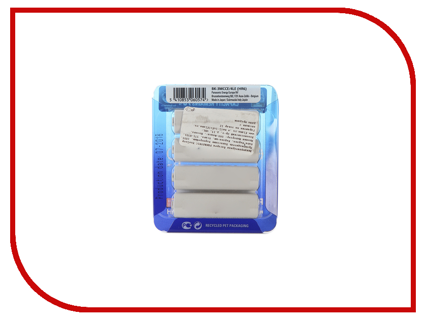 

Аккумулятор AA - Panasonic Eneloop 1900 mAh 4BP BK-3MCCE/4LE, Eneloop