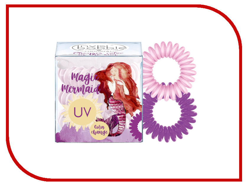 

Резинки для волос Invisibobble Magic Mermaid Coral Cha Cha 3 штуки 3138, Magic Mermaid