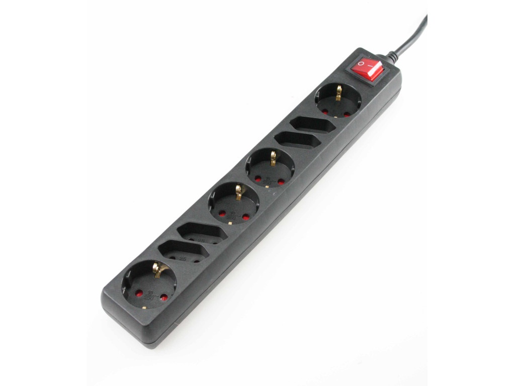 

Удлинитель Schwabe 8 Sockets 1.4m Black 16812AS, 16812AS