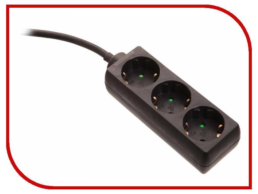 

Удлинитель Schwabe 3 Sockets 1.4m Black 13912AS, 13912AS