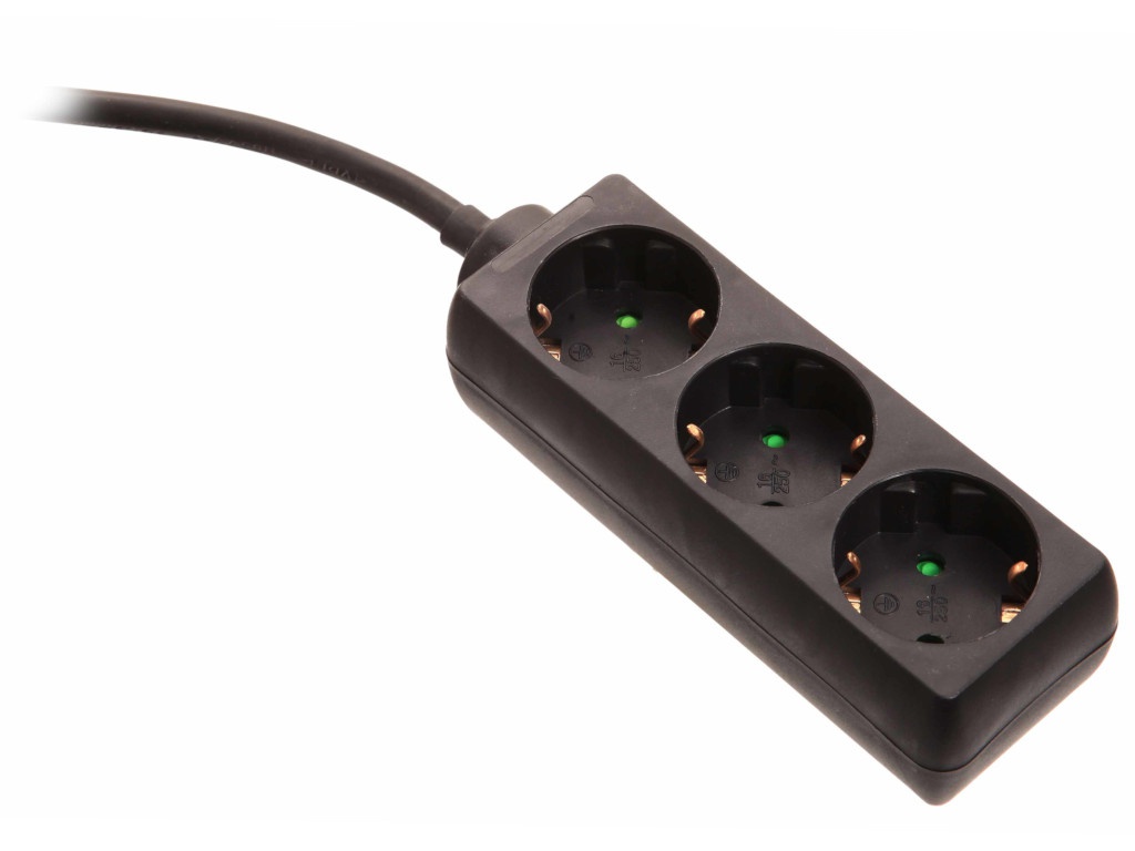 

Удлинитель Schwabe 3 Sockets 1.4m Black 13912AS, 13912AS