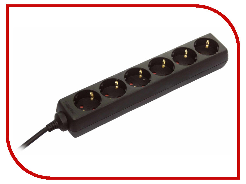 

Удлинитель Schwabe 6 Sockets 3m Black 11632AS, 11632AS