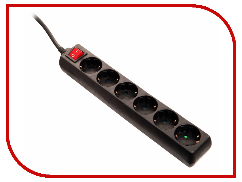 

Удлинитель Schwabe 6 Sockets 1.4m Black 11512AS, 11512AS