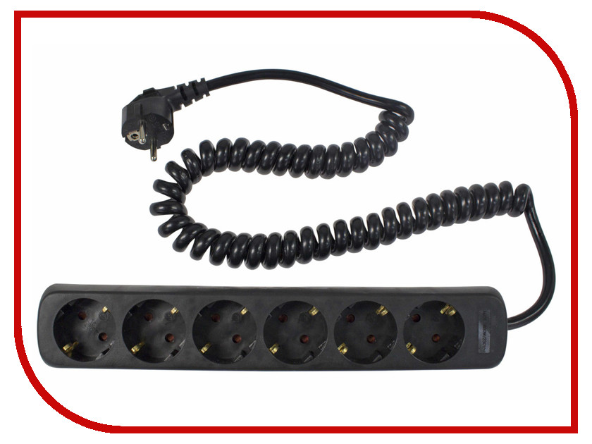 

Удлинитель Schwabe 6 Sockets 2.5m Black 11462AS, 11462AS