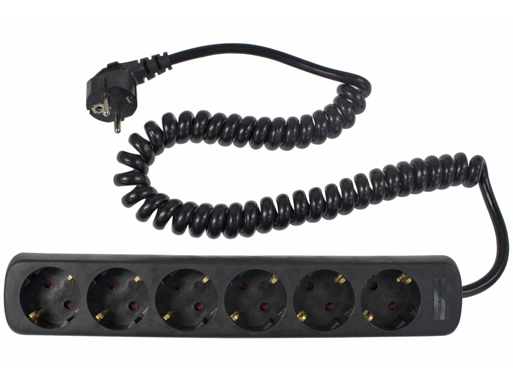 

Удлинитель Schwabe 6 Sockets 2.5m Black 11462AS, 11462AS
