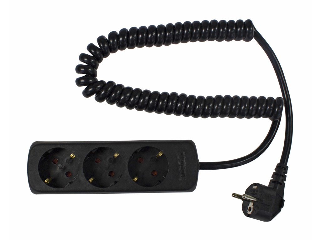 

Удлинитель Schwabe 3 Sockets 2.5m Black 11432AS, 11432AS