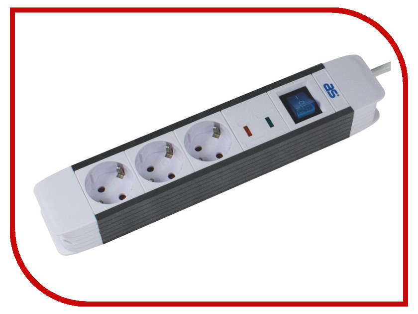

Сетевой фильтр Schwabe Flash 3 Sockets 1.5m White 18663AS, 18663AS