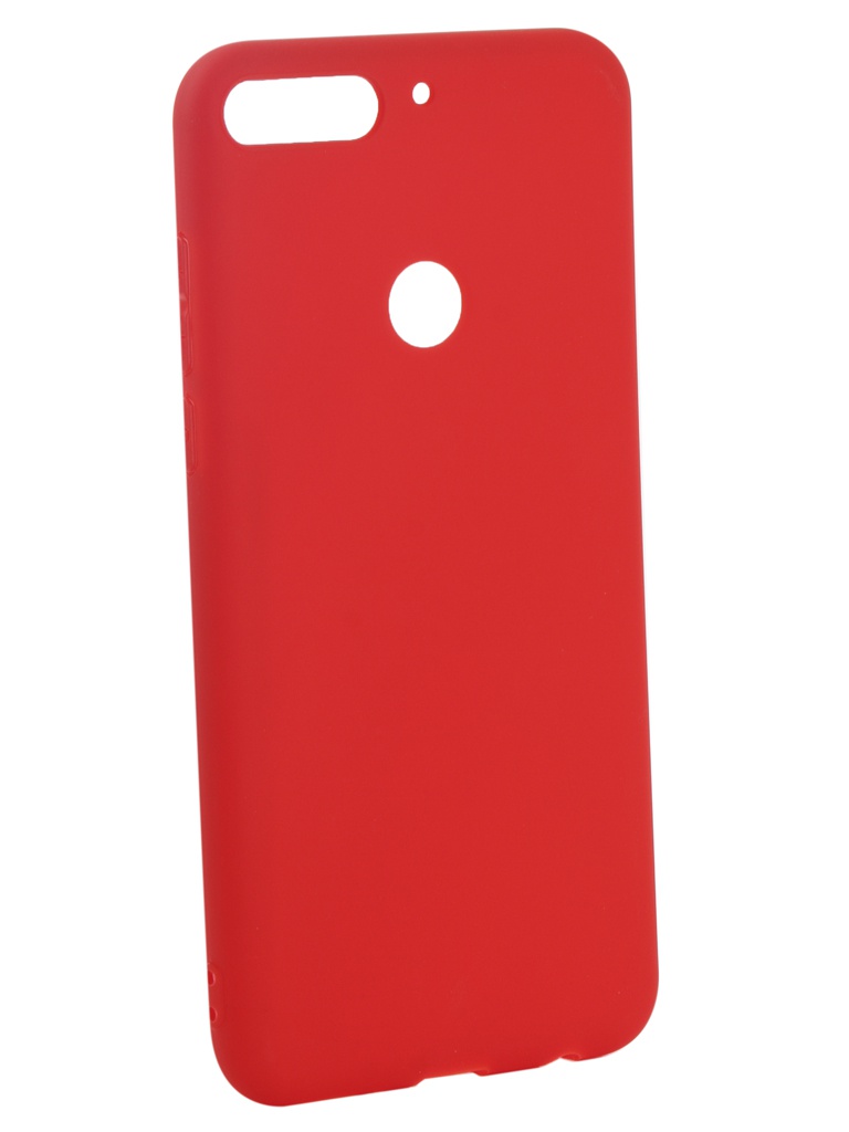 

Чехол Pero для Honor 7C Pro Soft Touch Red PRSTC-H7CPR, PRSTC-H7CPR
