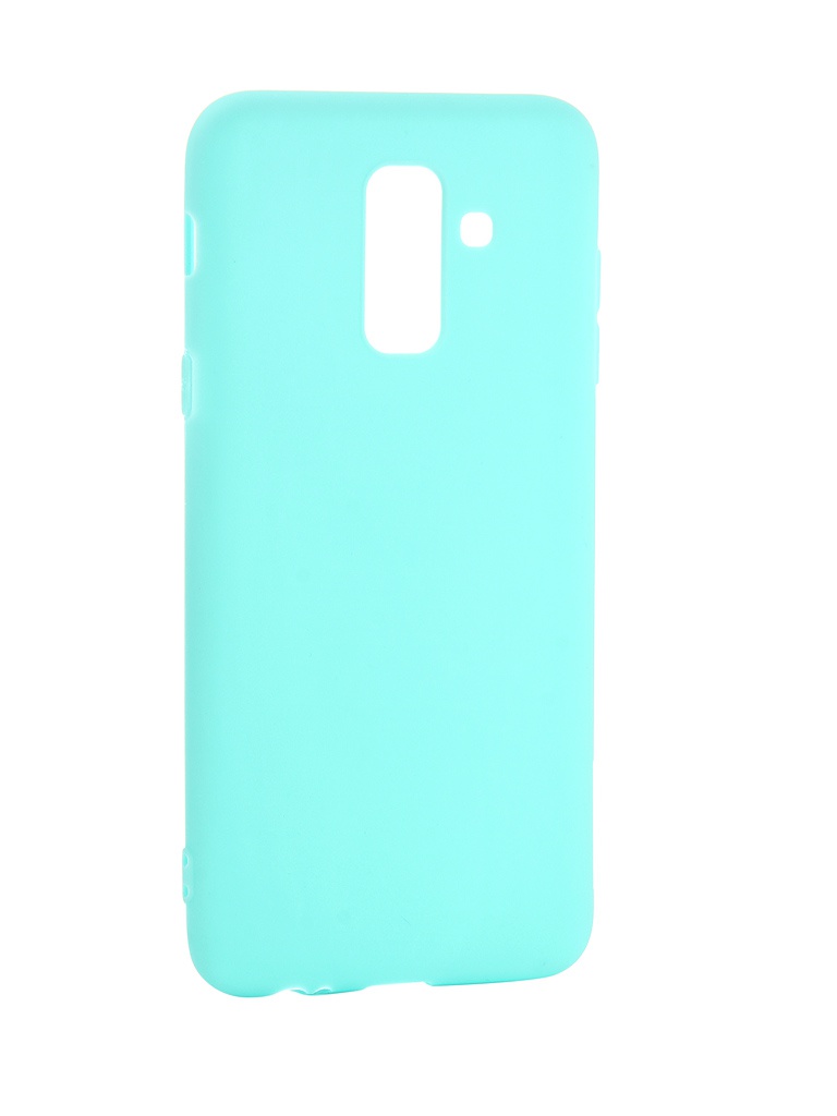 

Аксессуар Чехол Pero для для Samsung Galaxy A6 Plus Soft Touch Turquoise PRSTC-A6PC, PRSTC-A6PC