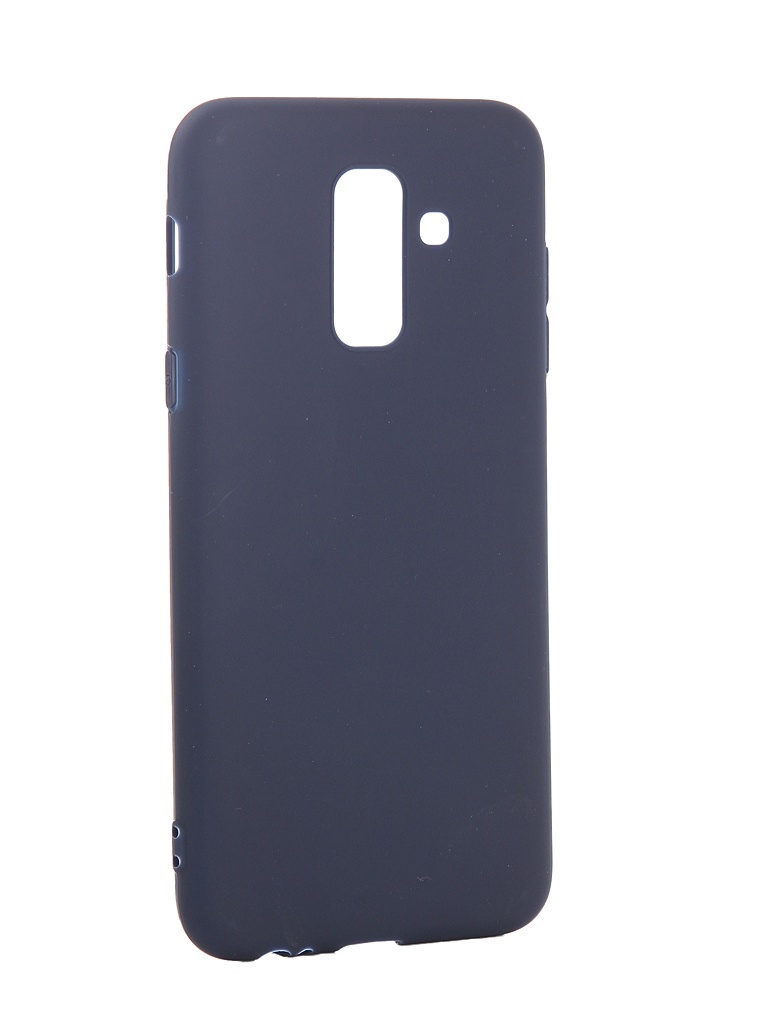 

Аксессуар Чехол Pero для Samsung Galaxy A6 Plus Soft Touch Blue PRSTC-A6PBL, PRSTC-A6PBL